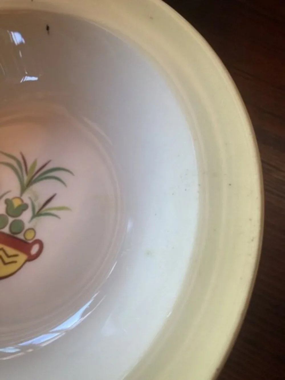 Set Of 6 Bowls Taylor Smith Taylor Swiss Provincial 6” Yellow Antique 1952